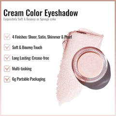 Oulac applying with finger for quick, blendable shimmer and precision