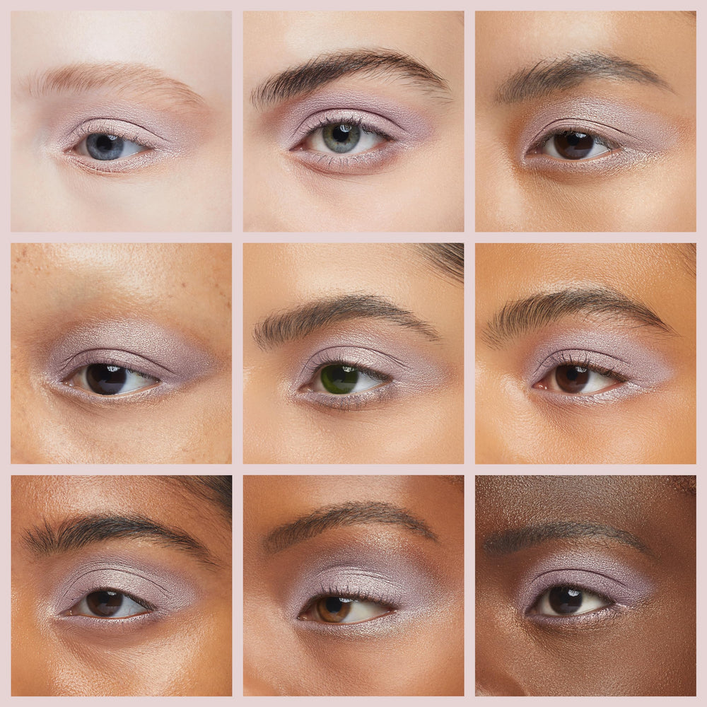 Oulac highlighting cheekbone to add luminous glow and subtle radiance
