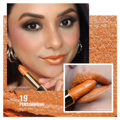 Oulac lipstick bullet texture closeup highlighting creamy glide and coverage benefit