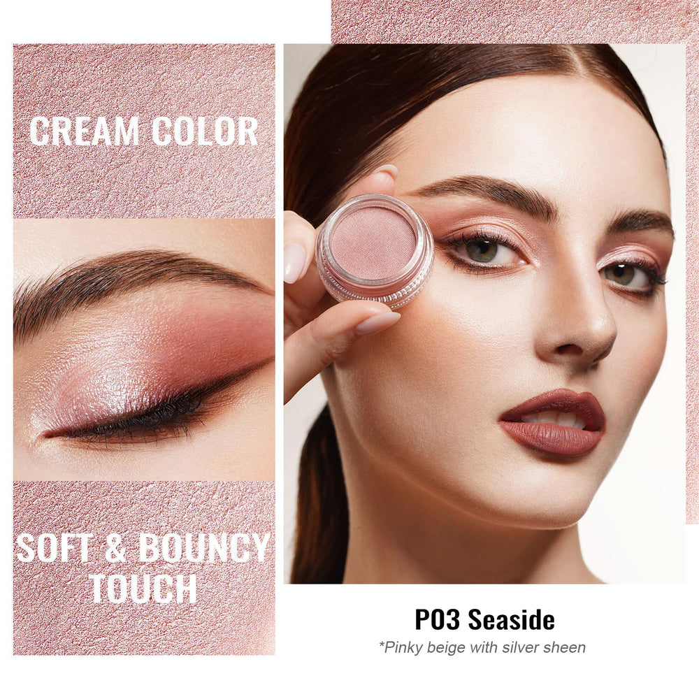 Oulac close-up texture revealing creamy pearl pigments and smooth finish