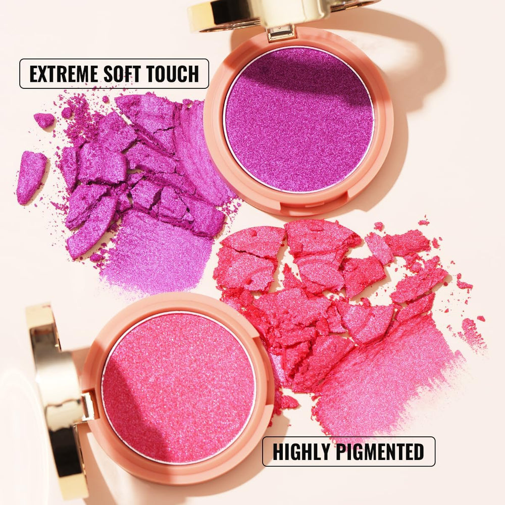 Oulac used as eyeshadow showing coordinated look and subtle glow