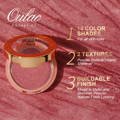 Oulac compact in hand illustrating compact size and portability benefit