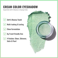 Oulac application with finger demonstrating smooth blendability and quick use benefit