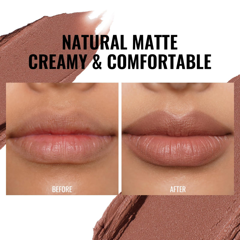 Applying Oulac RM04 to lips showing smooth glide and quick coverage
