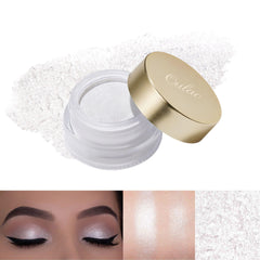 Oulac cream eyeshadow front view showing product and shimmer benefit