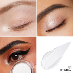 Oulac swatch on fingertip revealing creamy texture and blendability benefit