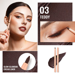 Close-up of Oulac Teddy 03 pencil tip highlighting creamy texture and precise line