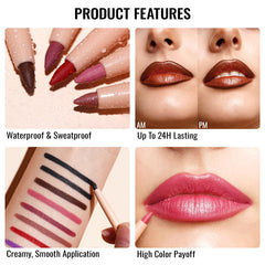 Oulac Teddy on model27s lips showing defined brown outline benefit