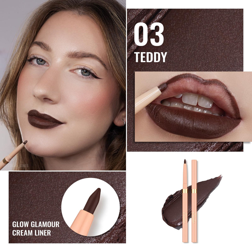 Oulac Teddy texture swatch showing creamy pigment and smooth application