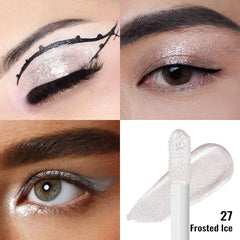 Oulac close-up texture swirl showing fine glitter and smooth finish