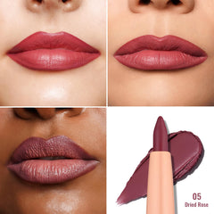 Oulac texture swatch on skin showing creamy glide and smooth matte finish