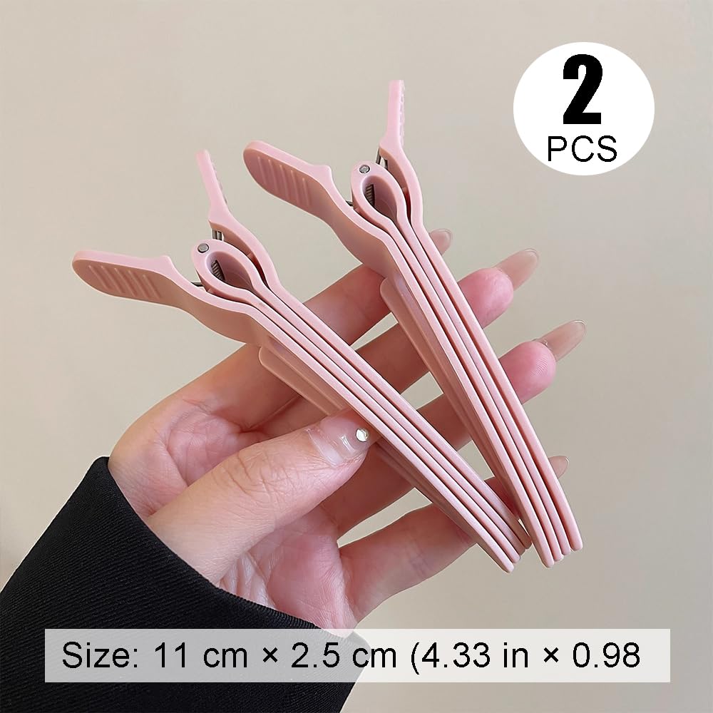 OULIGET close-up of comb-like prongs illustrating gentle grip and hair protection benefit