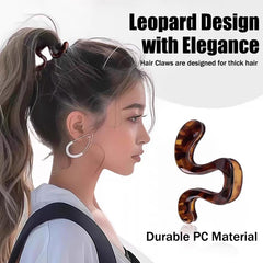 OULIGET clip holding a high ponytail demonstrating secure grip