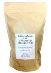 Our Earth's Secrets shea butter placed on bathroom shelf beside jars, natural base for homemade skincare