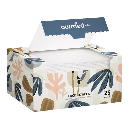 ourmed life front packaging showing 25-count and size benefits