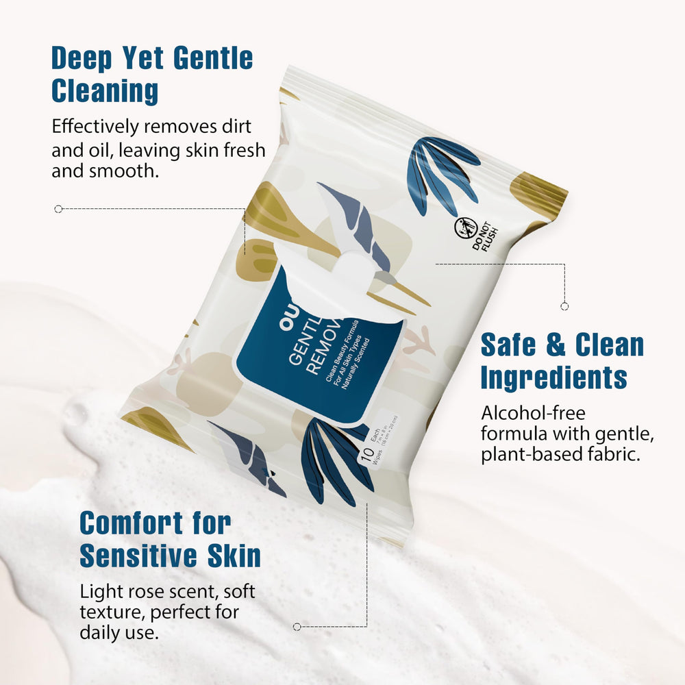 ourmed life wipe unfolded beside ruler showing 8 by 7 inch size for full-face coverage