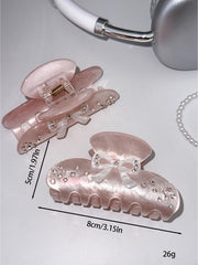 OUSEON evening lifestyle scene with bow clip adding subtle glam to outfit
