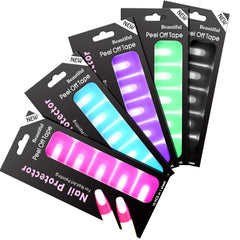 Outus front packaging showing multicolor peel-off nail protectors and quantity benefit