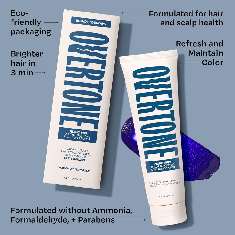 oVertone ingredients label highlighting shea butter coconut oil avocado oil nourishment benefit