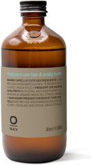 OWAY bottle front view showing label and gentle daily-use benefits