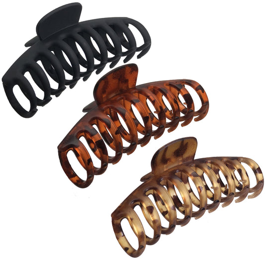 OWIIZI front view of jumbo clip showing wide hold and reliable grip