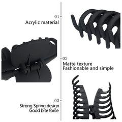OWIIZI clip in high bun holding thick hair securely and comfortably