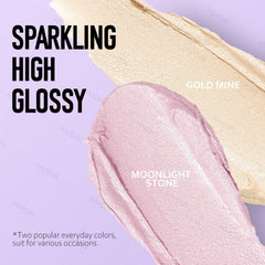 Ownest highlighter stick creamy texture swatch on arm showing blendable finish