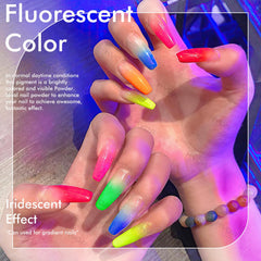 Ownest nail tip swatches of all pigments showing color range and inspiration