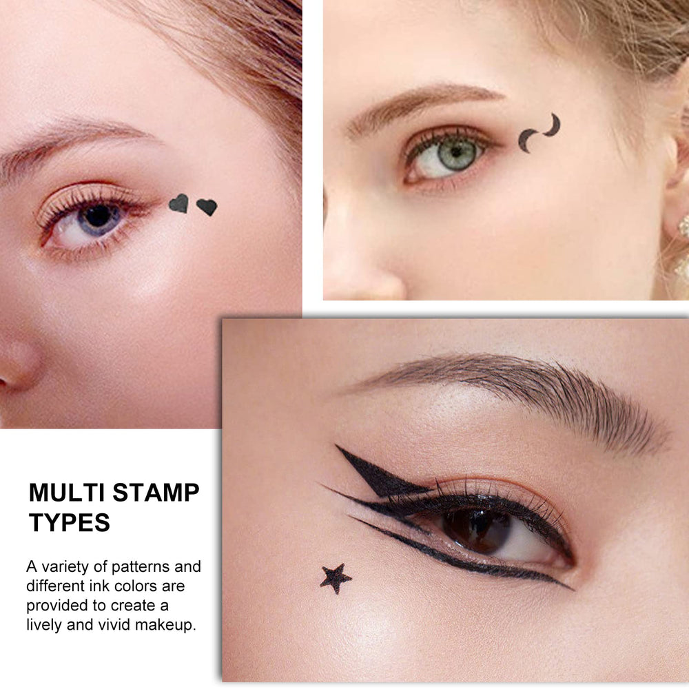 Ownest stamped heart on eyelid demonstrating consistent decorative accent