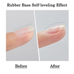 OXXI Professional brush applying rubber base gel for strong adhesion