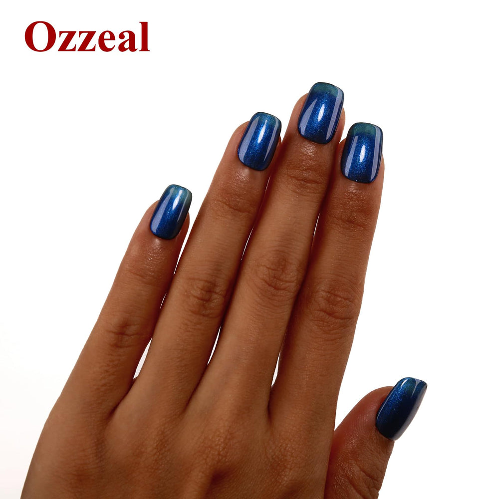 Ozzeal close-up texture of pearl shimmer demonstrating depth and reflective finish