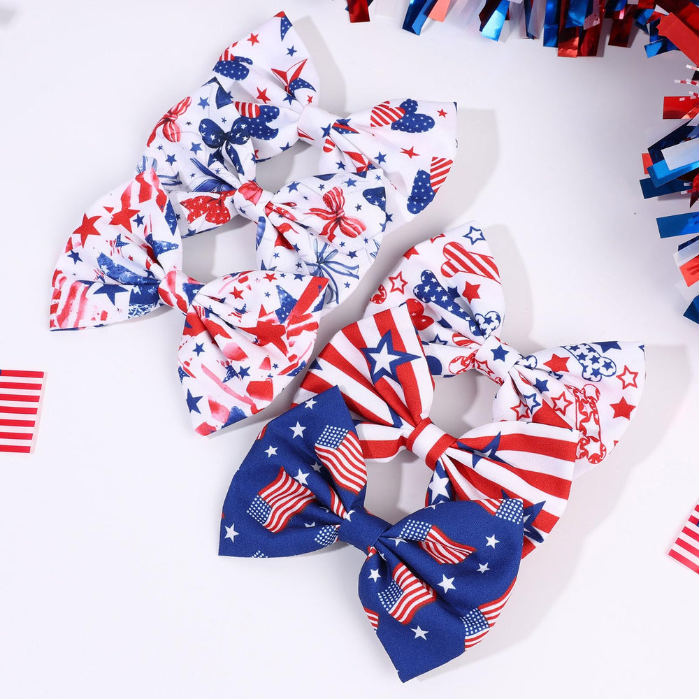 PABOBIT bow worn with parade outfit illustrating celebratory look and easy styling