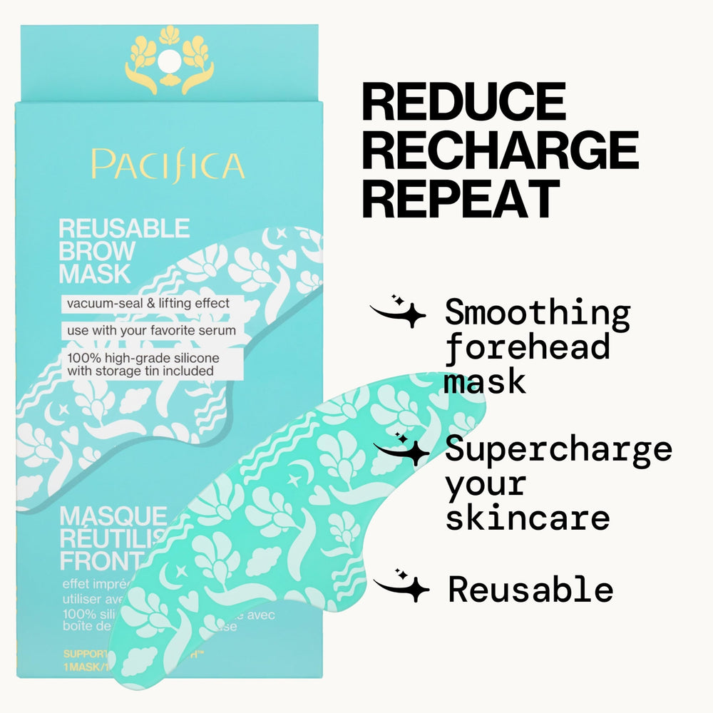 Pacifica mask rinsed under water showing easy cleaning and reusable benefit