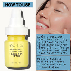 Pacifica cream spread on skin showing smooth texture and quick absorption