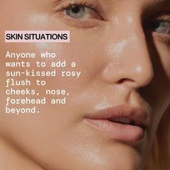 Pacifica Crystal Lit mixed with foundation for all-over luminous skin