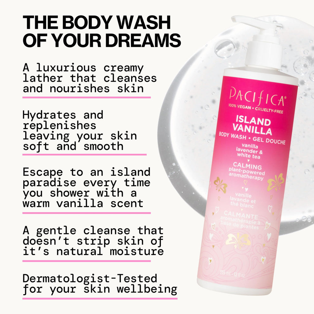 Pacifica ingredient close-up highlighting aloe and hyaluronic acid benefits