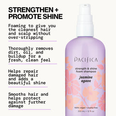 Pacifica close-up of airy foam texture for gentle cleansing