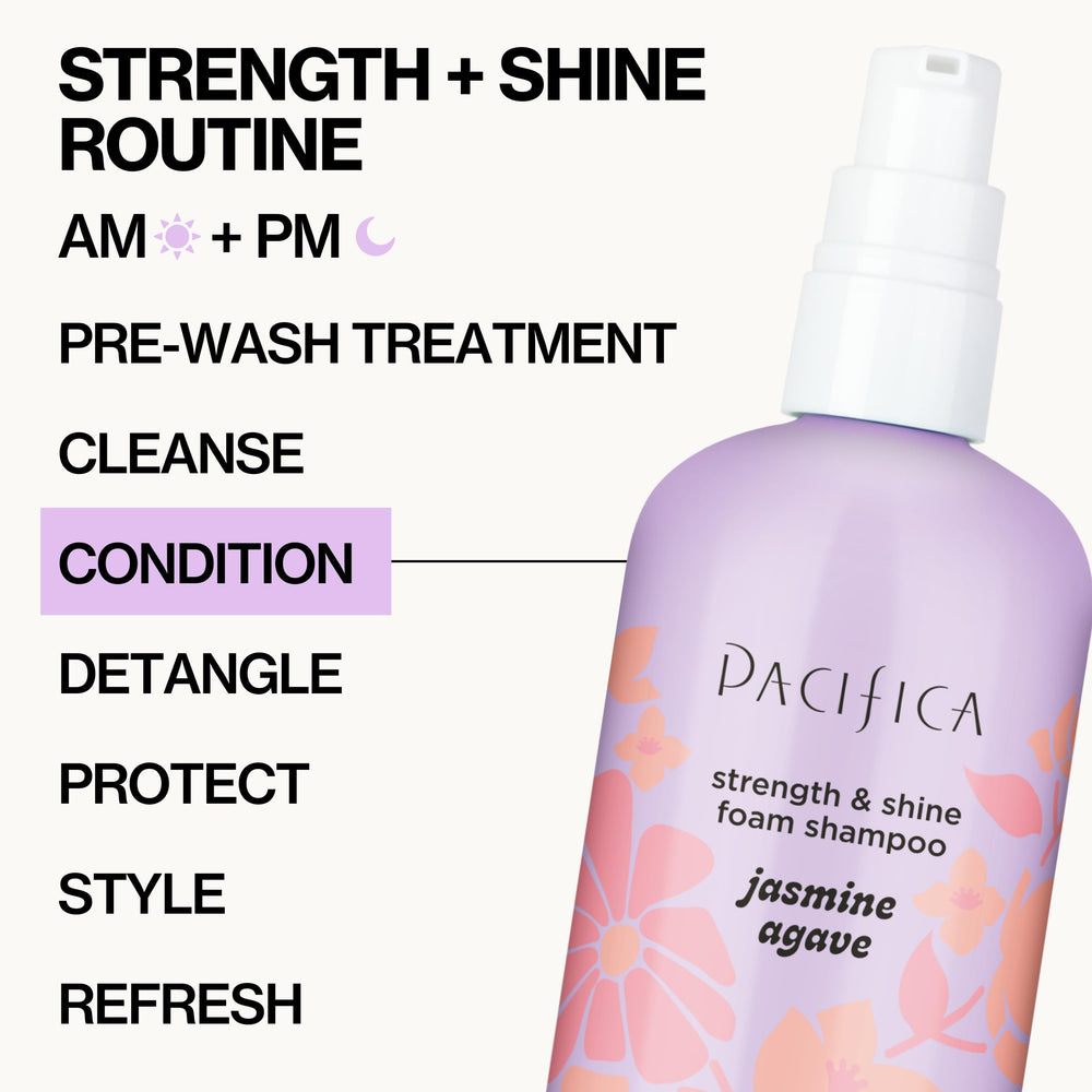 Pacifica bottle held in hand showing size and travel-friendly scale