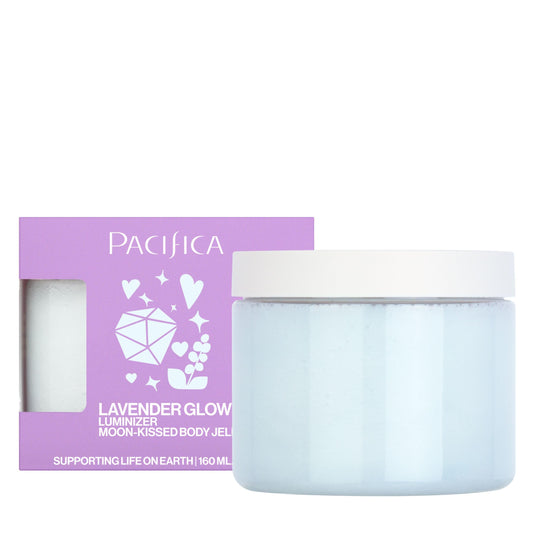 Pacifica front packaging showing product and moon-kissed shimmer benefit