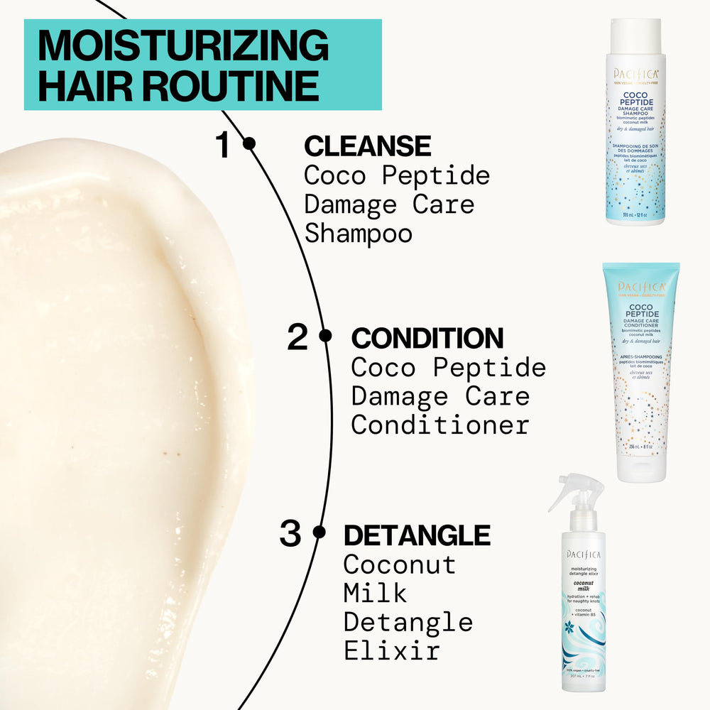 Pacifica conditioner on bathroom counter in lifestyle shot promoting daily self-care
