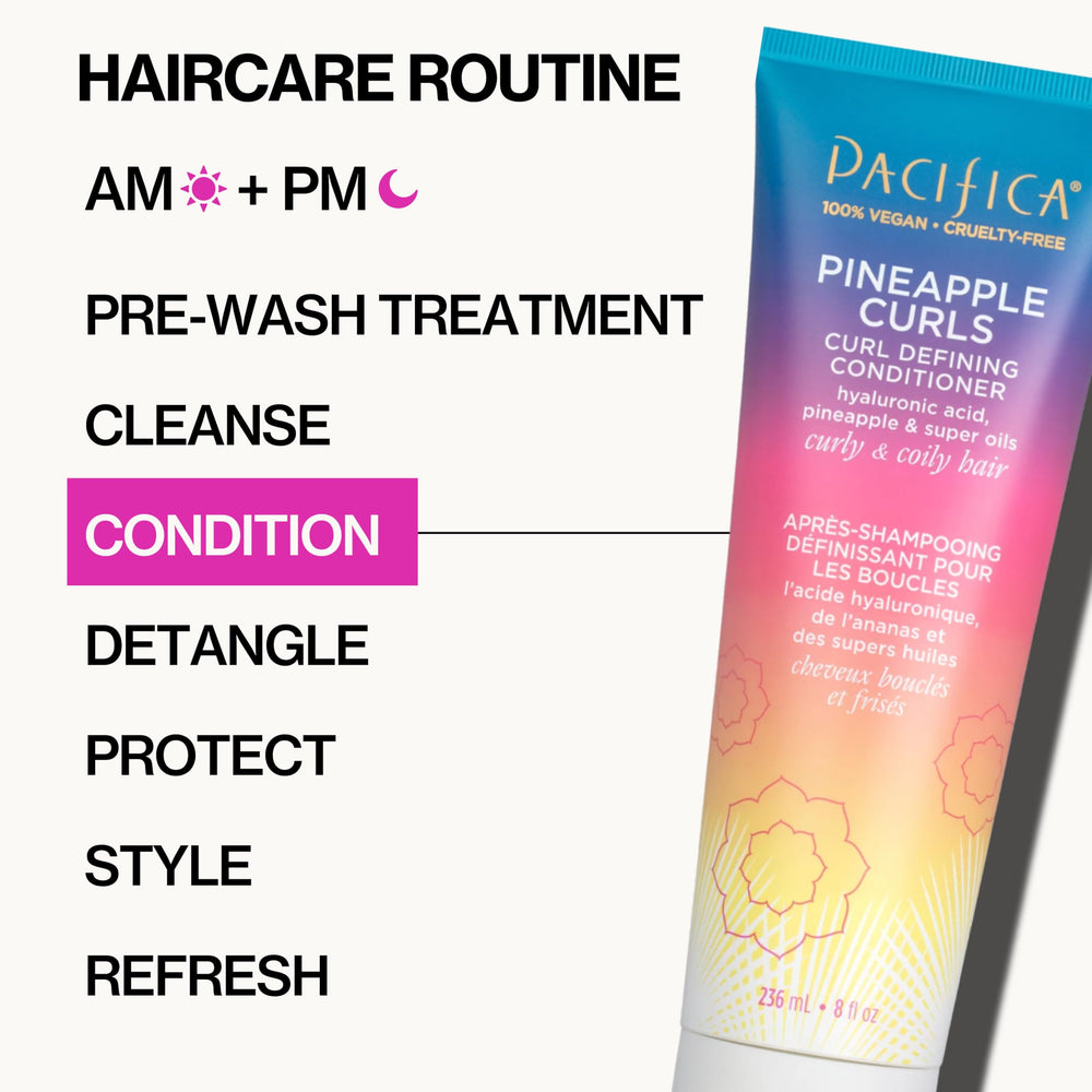 Pacifica bottle next to common items showing product size