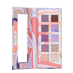 Pacifica front palette view showing 10 purple-nude shades and compact benefit of variety