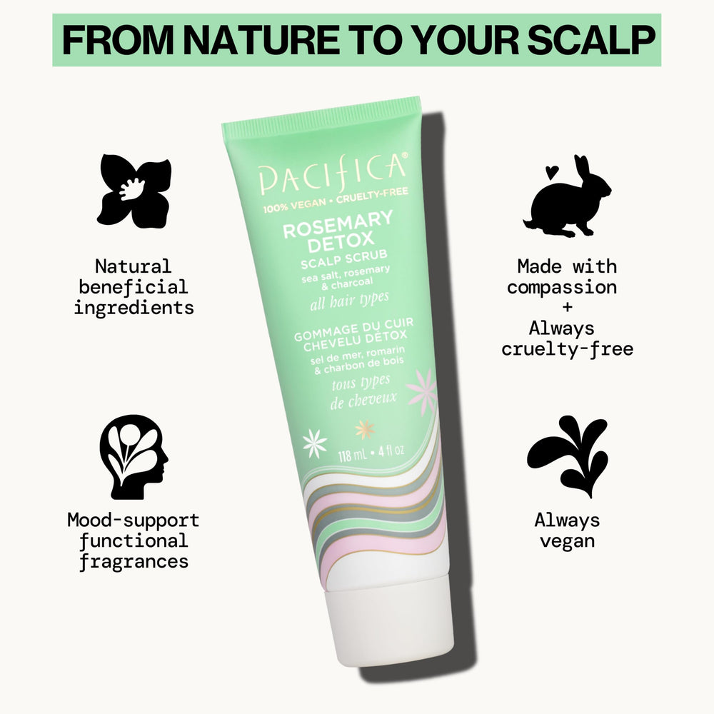Pacifica close-up of sea salt granules providing effective scalp exfoliation