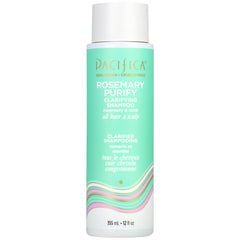 Pacifica bottle front view showing rosemary purify and fresh scent benefit