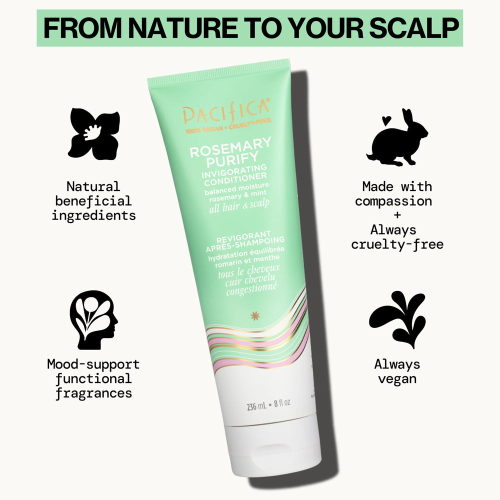 Pacifica label close-up highlighting product claims and clean ingredients