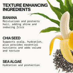 Pacifica scrunched into dry hair to refresh waves and reduce frizz quickly