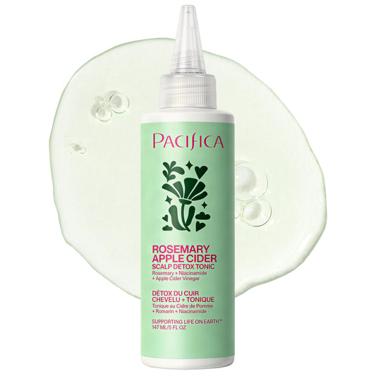Pacifica bottle front view showing tonic and clear label for easy identification