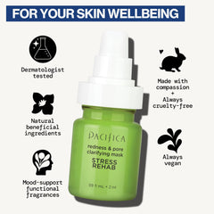 Pacifica creamy mask texture close-up showing smooth spreadable formula
