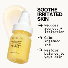 Pacifica tube open revealing creamy texture for fast soothing hydration
