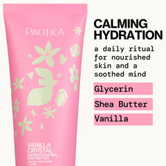 Pacifica lotion being dispensed to show smooth application benefit